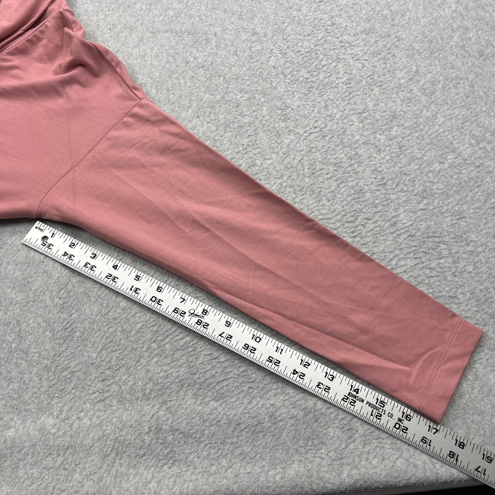 NEW Banana Republic Aster Mockneck Chase Top Womens Medium Pink Cowl Pullover - Picture 6 of 12